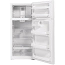 GE 28-inch, 17.5 cu.ft. Freestanding Top Freezer Refrigerator with LED Lighting GTS18GTNRWWGTS18GTNRWW