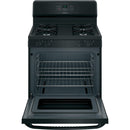 Hotpoint 30-inch Freestanding Gas Range RGBS400DMBB