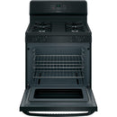 Hotpoint 30-inch Freestanding Gas Range RGBS400DMBBRGBS400DMBB