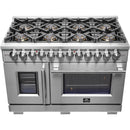 Forno Capriasca 48-inch Freestanding Dual Fuel Range FFSGS6387-48FFSGS638748