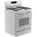 GE 30-inch Freestanding Gas Range with SmartHQ™ GGF400PV (White) (GGF400PVWW)