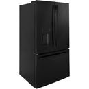 GE 36-inch, 25.6 cu. ft. French 3-Door Refrigerator GFE26JGMBB