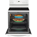 Frigidaire Gallery 30-inch Freestanding Electric Range with Convection Technology FGEF3036TWFGEF3036TW