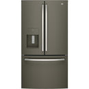 GE 36-inch, 25.6 cu. ft. French 3-Door Refrigerator GFE26JMMES