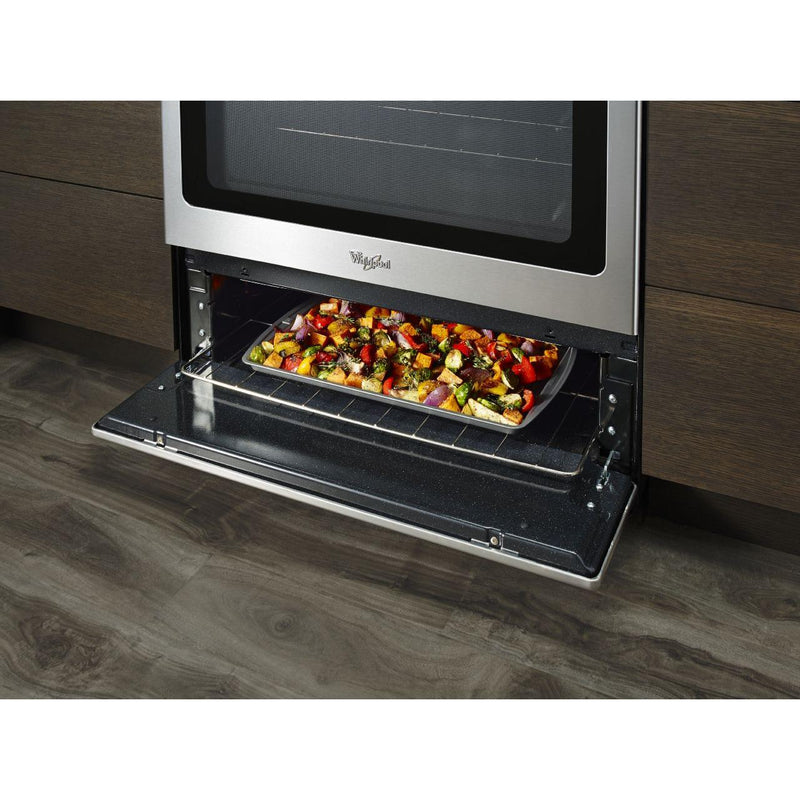 Whirlpool 30-inch Freestanding Gas Range with AccuSimmer® Burner WFG505M0BS