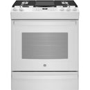 GE 30-inch Slide-in Gas Range with Convection Technology JGS760DPWWJGS760DPWW