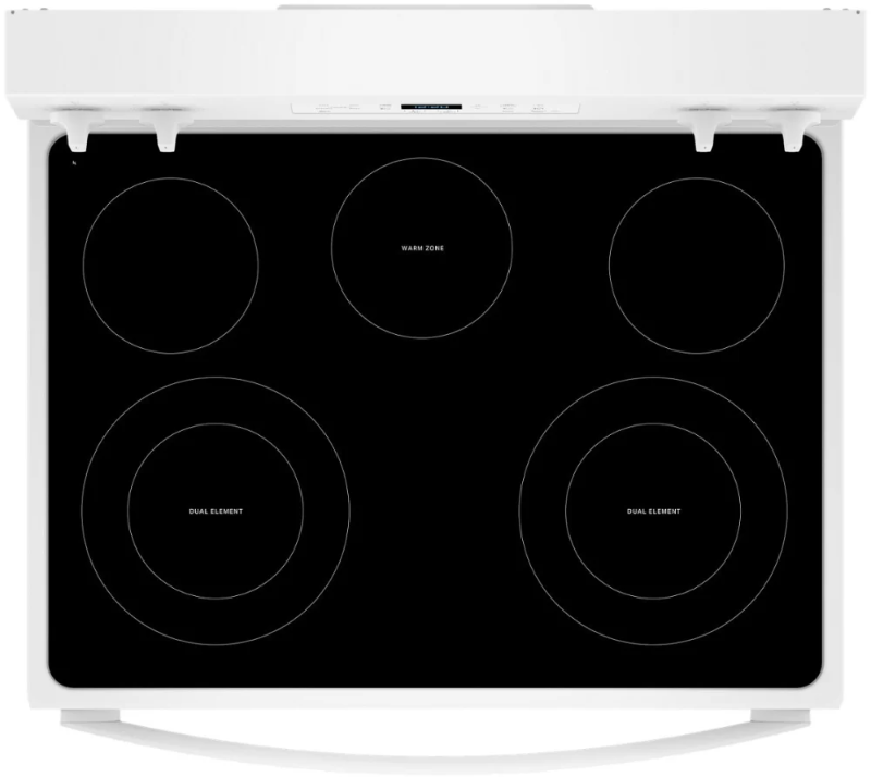 Whirlpool 30-inch Electric Range with Steam Clean (WFES3330RW)