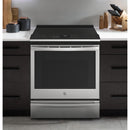 GE Profile 30-inch Slide-in Electric Range with Air Fry Technology PSS93YPFSPSS93YPFS