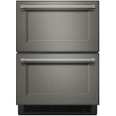 KitchenAid 24-inch, 4.7 cu.ft. Freestanding Refrigerator/Freezer Drawer with Ice Maker KUDF204EPA