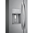 Frigidaire Gallery 36-inch, 25.6 cu.ft. Freestanding Side-by-Side Refrigerator with Ice and Water Dispensing System GRSS2652AF