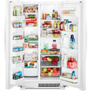 Whirlpool 36-inch, 25.1 cu. ft. Side-By-Side Refrigerator WRS315SNHW (White)WRS315SNHW