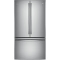 GE Profile 36-inch, 23.1 cu. ft. Counter-Depth French 3-Door Refrigerator with Interior Ice Maker PWE23KSKSS
