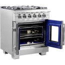 Forno 30-inch Capriasca Freestanding Gas Range with French Door FFSGS6460-30FFSGS646030