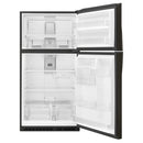 Whirlpool 33-inch, 21.3 cu. ft. Freestanding Top Freezer Refrigerator with Flexi-Slide™ Bin WRT541SZHV (Black Stainless)WRT541SZHV