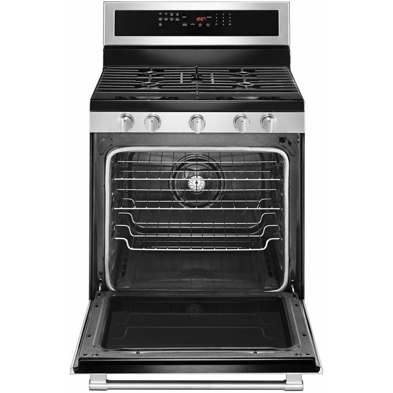 Maytag 30-inch Freestanding Gas Range with True Convection Technology MGR8800FZ