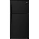Whirlpool 33-inch, 21.3 cu. ft. Freestanding Top Freezer Refrigerator with Flexi-Slide™ Bin WRT541SZDB (Black)WRT541SZDB