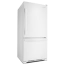 Amana 29in 18cu.ft. Bottom Mount Freezer Refrigerator ABB1924BRW (White) (ABB1924BRW)