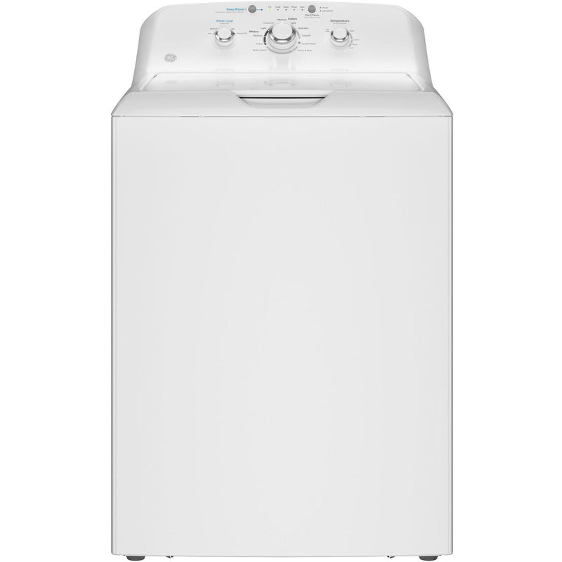 GE 4.0 cu. ft. Top Loading Washer with Stainless Steel Basket GTW325ASWWW