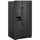 Maytag 36-inch, 25 cu.ft. Freestanding Side-by-Side Refrigerator with External Water and Ice Dispensing System MSS25C4MGB