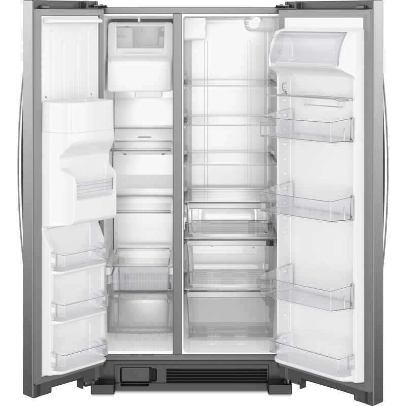 Whirlpool 36-inch, 24.55 cu. ft. Side-By-Side Refrigerator WRS325SDHZ (WRS325SDHZ)