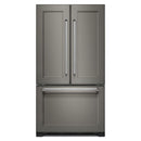 KitchenAid 36-inch, 22 cu.ft. Counter-Depth French 3-Door Refrigerator with Interior Water Dispenser KRFC302EPAKRFC302EPA