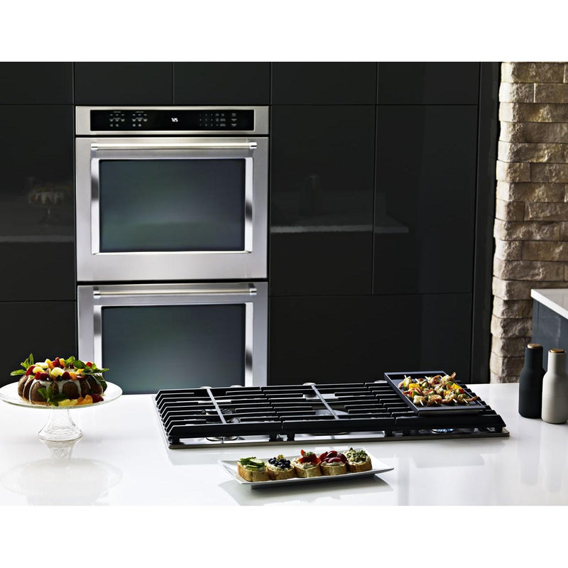 KitchenAid 30-inch Built-In Gas Cooktop with Even-Heat™ Burner KCGS550ESS
