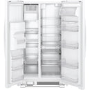 Whirlpool 36-inch, 24.55 cu. ft. Side-By-Side Refrigerator (White) (WRS325SDHW)