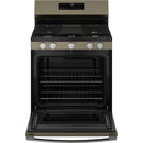 GE 30-inch Freestanding Gas Range with Center Oval Burner GGF500PVES