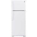 GE 28-inch, 17.5 cu.ft. Freestanding Top Freezer Refrigerator GTE18GTNRWW