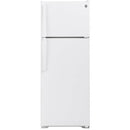GE 28-inch, 17.5 cu.ft. Freestanding Top Freezer Refrigerator GTE18GTNRWWGTE18GTNRWW