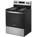 Whirlpool 30-inch Freestanding Electric Range with Keep Warm Setting (Stainless Steel) (WFC150M0JS)