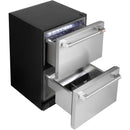 Caf? 24-inch 5.7 cu. ft. Dual-Drawer Refrigerator CDE06RP2NS1CDE06RP2NS1