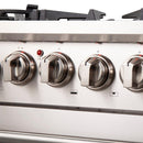 Forno Capriasca Alta Qualita 30-inch Freestanding Dual Fuel Range with Convection Technology FFSGS6187-30FFSGS618730