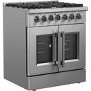 Forno 30-inch Freestanding Dual Fuel Range with French Door FFSGS6356-30FFSGS635630
