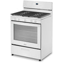 Whirlpool 30-inch Freestanding Gas Range with Frozen Bake™ Technology WFG505M0MW