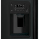 GE 36-inch 25.3 cu.ft. Freestanding Side-by-Side Refrigerator with LED Lighting GSE25GGPBB