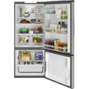 GE 30-inch, 21 cu.ft. Freestanding Bottom Freezer with LED Lighting GBE21DYKFSGBE21DYKFS