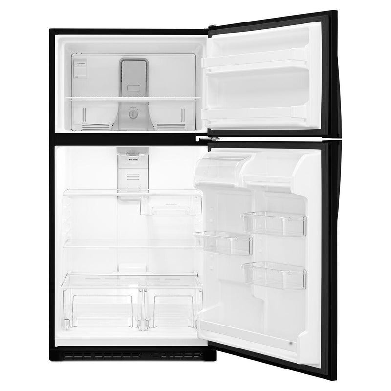 Whirlpool 33-inch, 20.5 cu.ft. Freestanding Top Freezer Refrigerator with Flexi-Side™ Bin WRT311FZDB