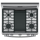 GE Profile 30-inch Freestanding Gas Range with Convection Technology PGB911ZEJSSPGB911ZEJSS
