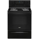 Whirlpool 30-inch Freestanding Electric Range with Keep Warm Setting (Black)WFC150M0JB