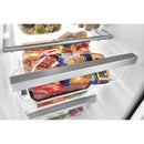 Whirlpool 36-inch, 24.5 cu. ft. Side-by-Side Freestanding Refrigerator with Exterior Ice and Water Dispenser with EveryDrop™ Water Filtration WRS555SIHB (Black)WRS555SIHB