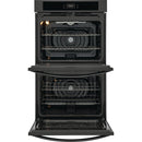 Frigidaire 30-inch Double Electric Wall Oven with Fan Convection FCWD3027AB