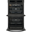 Frigidaire 30-inch Double Electric Wall Oven with Fan Convection FCWD3027ABFCWD3027AB