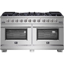 Forno Capriasca 60" Freestanding Gas Range FFSGS6260-60