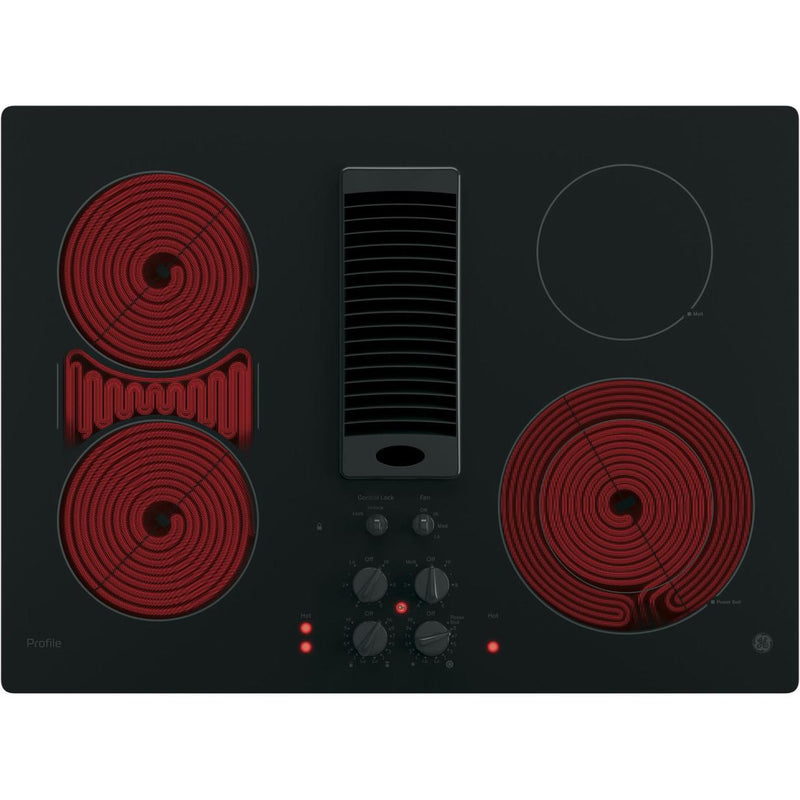 GE Profile 30-inch Built-In Electric Cooktop PP9830DRBB