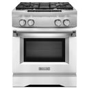 KitchenAid 30-inch Freestanding Dual-Fuel Range with Even-Heat™ KDRS407VMWKDRS407VMW