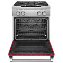 KitchenAid 30-inch Freestanding Dual-Fuel Range with Even-Heat™ KDRS407VSD