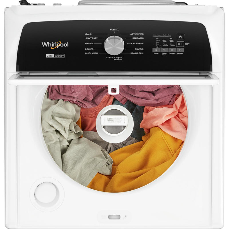 Whirlpool 4.7 cu. ft. Top Loading Washer with Removable Agitator WTW5057LW (WTW5057LW)