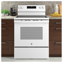 GE 30-inch Freestanding Electric Range with SmartHQ™ GRF400PVWWGRF400PVWW