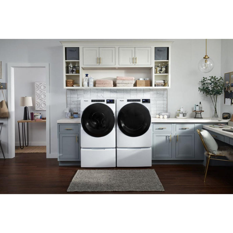 Whirlpool 4.5 cu.ft. Front Loading Washer with Sanitize Cycle WFW5605MW (WFW5605MW)